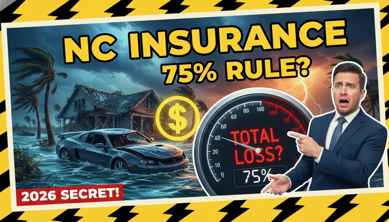 Totaled car in Elkin NC