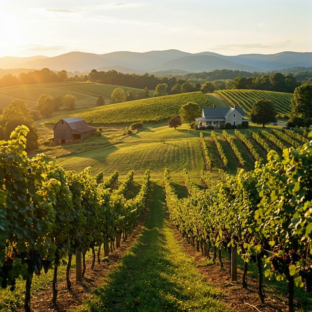 Vineyard in Yadkin Valley